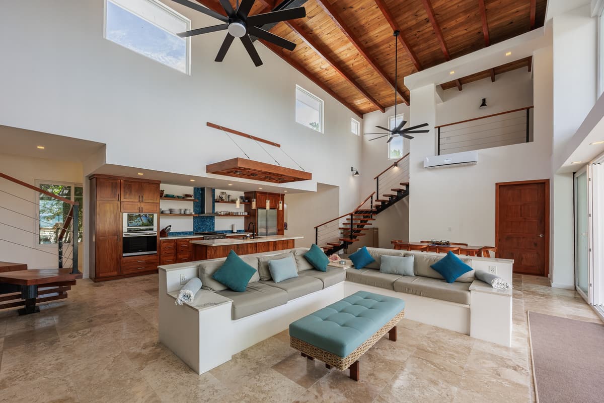 Professionally edited real estate interior photographed by 360Roatan